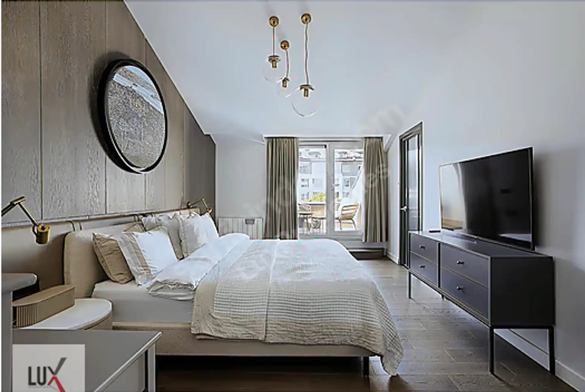 İstinyepark Residence'ta Özel Tasarım Çatı Dubleksi Kiralık /LUX