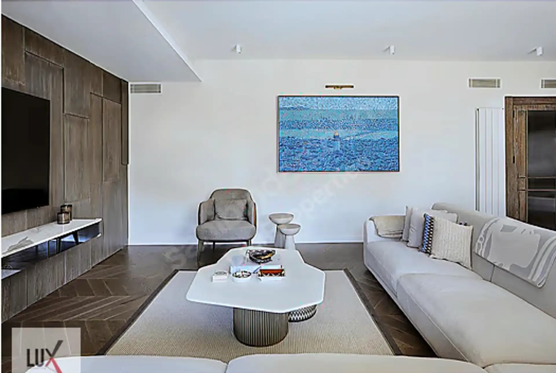 İstinyepark Residence'ta Özel Tasarım Çatı Dubleksi Kiralık /LUX