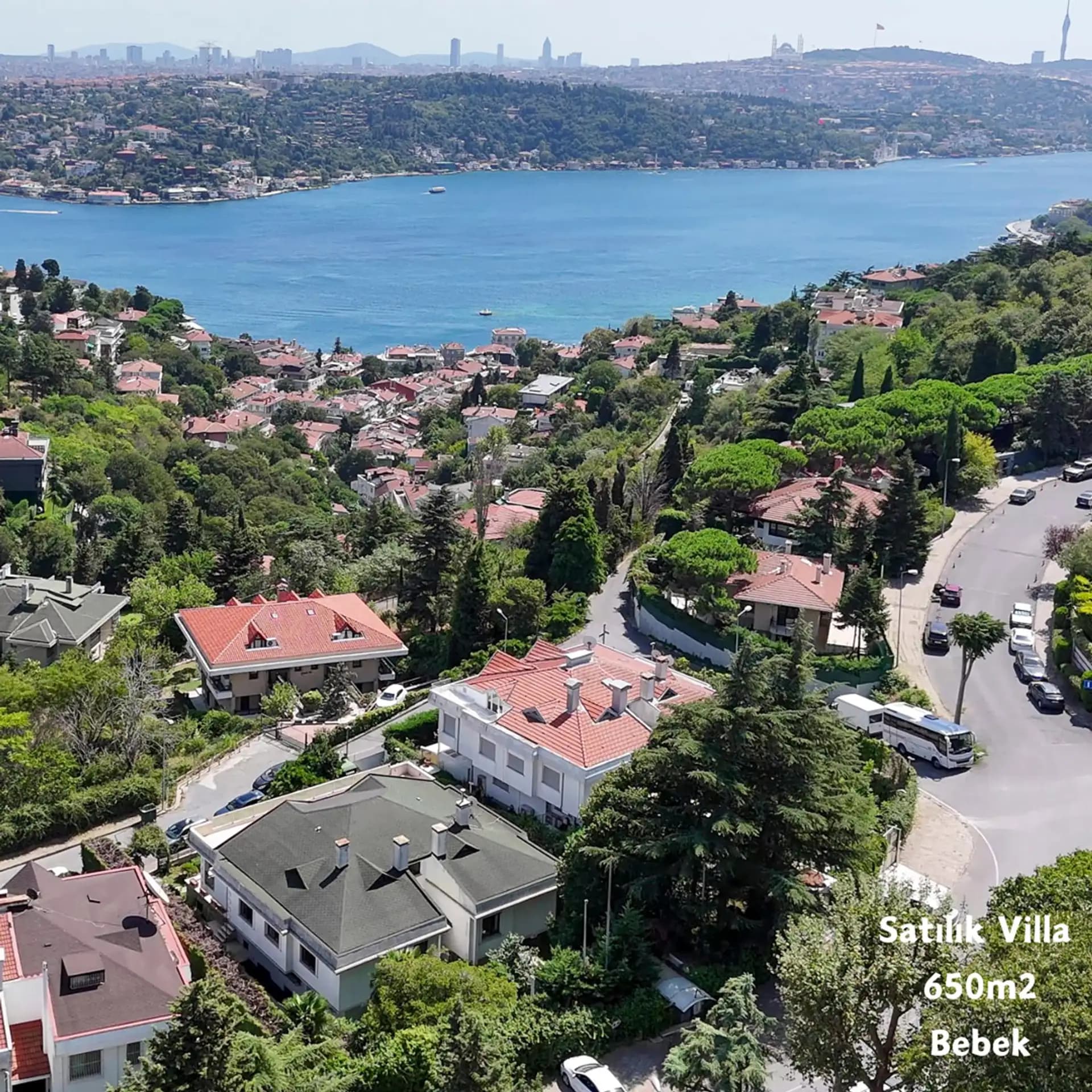 Bebek Yokusu Özenli Sokak 650m2 Boğaz Manzaralı Özel Villa /LUX